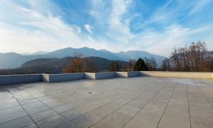 Flat roof terrace